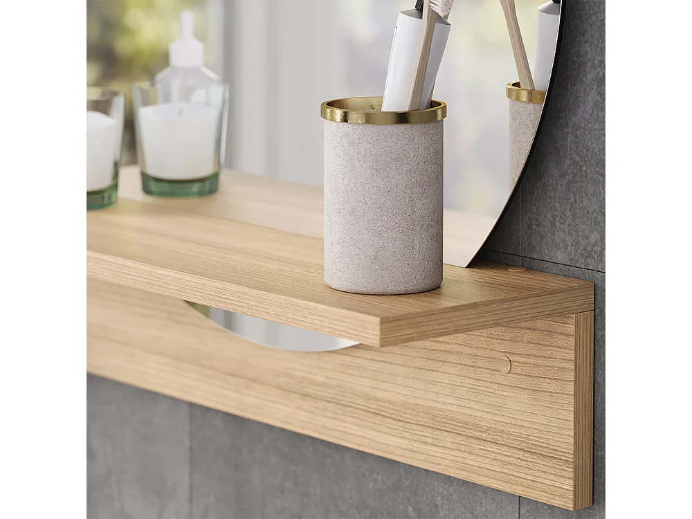 Badrumsspegel goldkraft ek 50x15x54.5 elyra