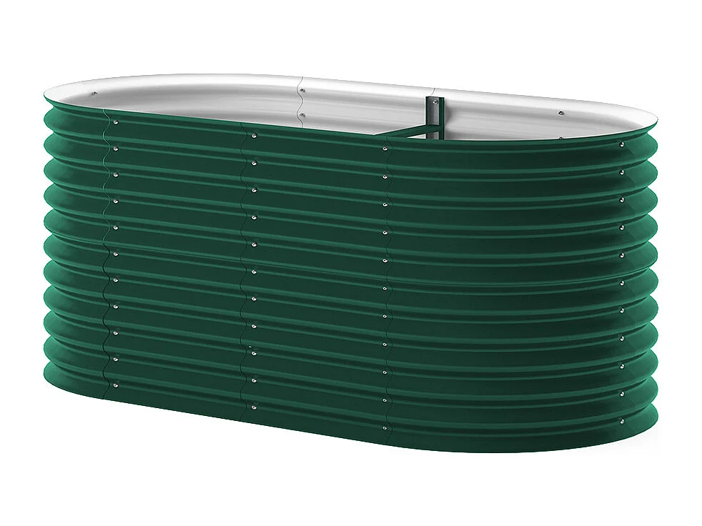 Lit surélevé vert 200x100x80