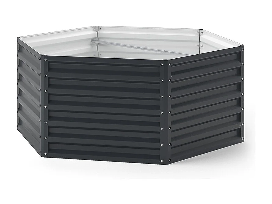 Raised bed anthracite 129x129x60