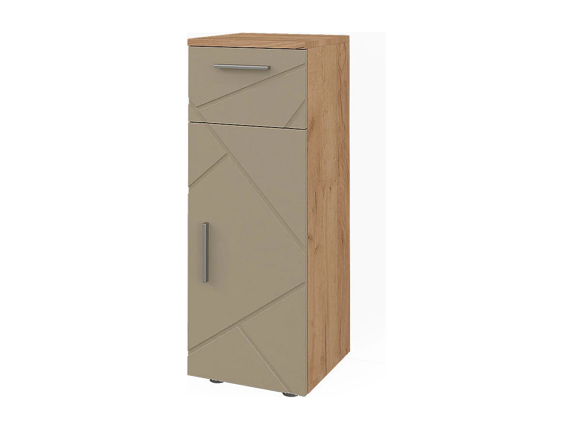 Meuble salle de bain chêne de force doré 30x30x81 irma