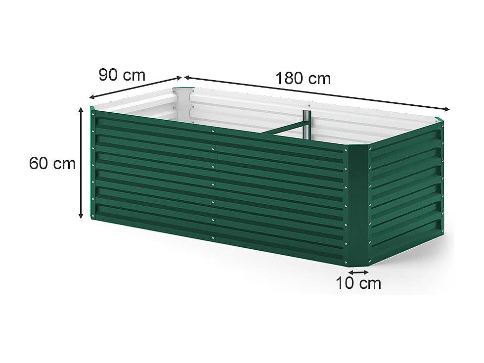 Hochbeet grün 180x90x60