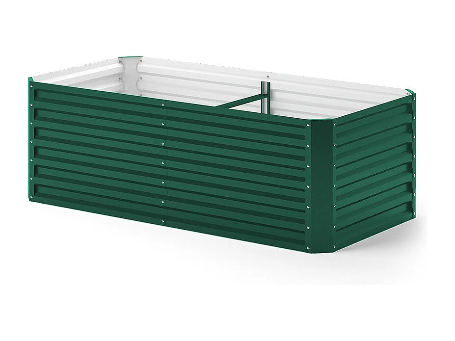 Lit surélevé vert 180x90x60