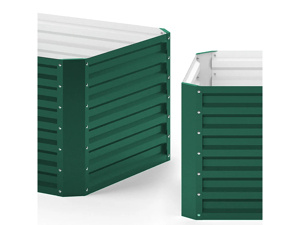 Lit surélevé vert 180x90x60