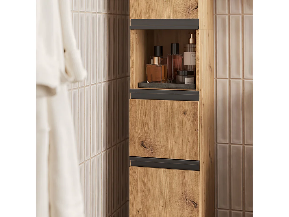 Meuble salle de bain artisan 30x35x181 torren