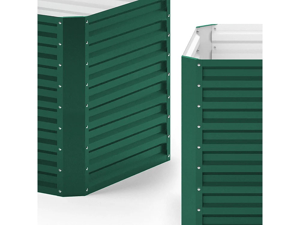 Raised bed green 180x90x80