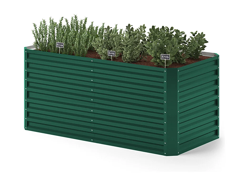 Raised bed green 180x90x80