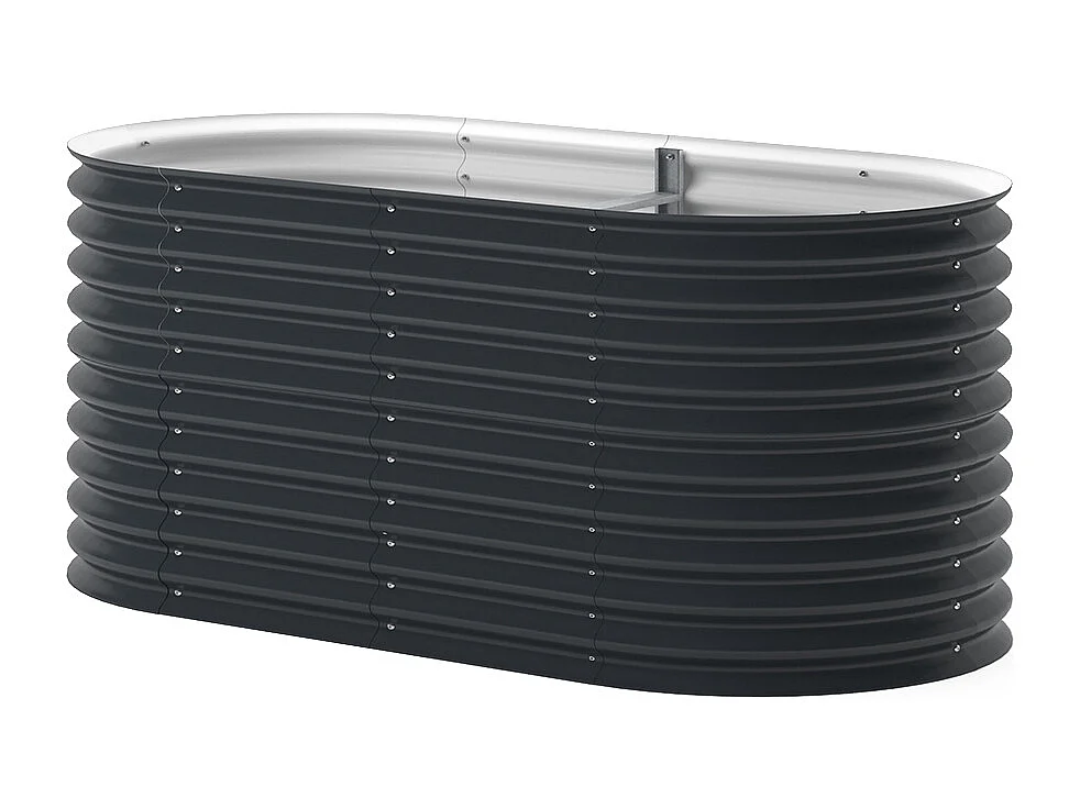 Lit surélevé anthracite 200x100x80