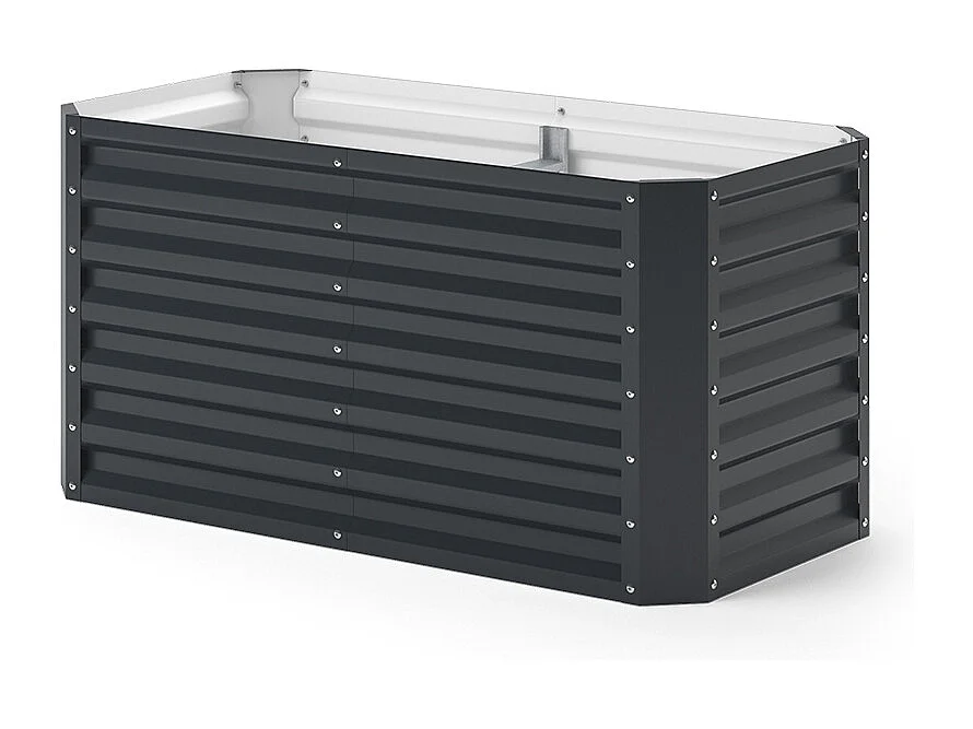 Jardinière anthracite 120x60x60