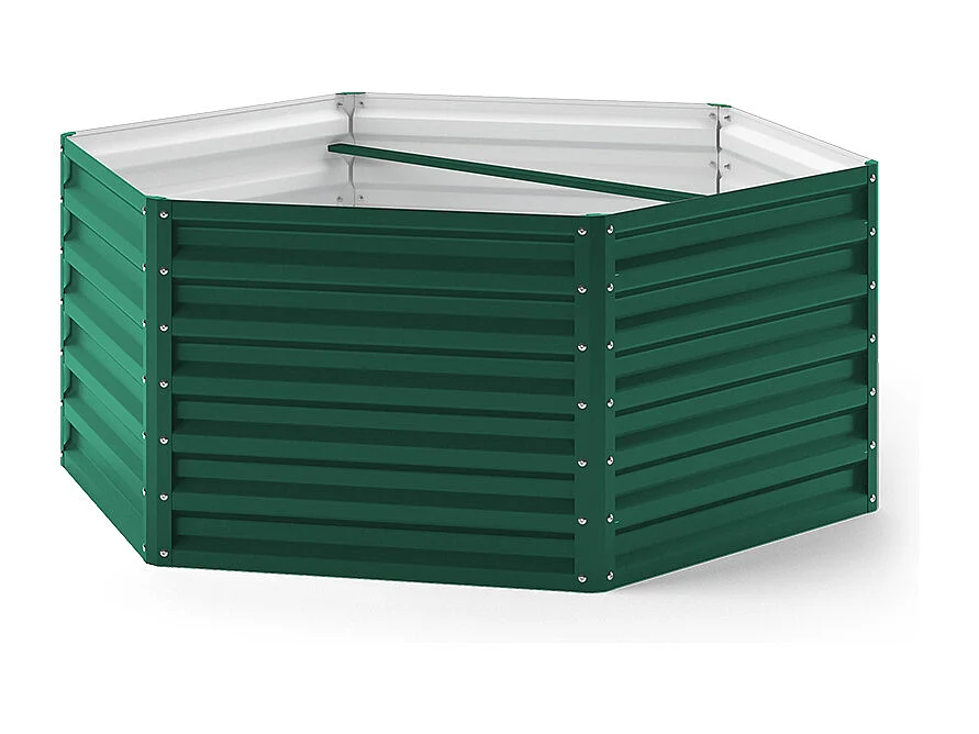 Lit surélevé vert 148.5x129x60