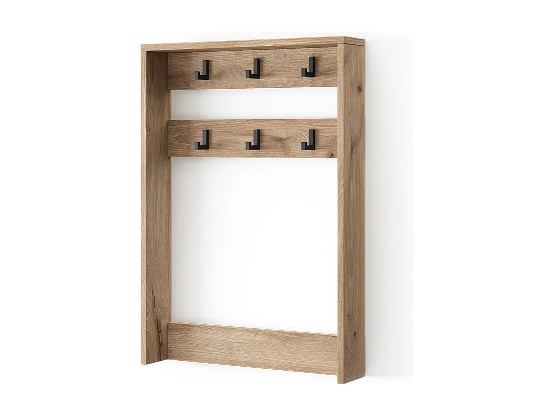 Garderobenaufsatz  viking oak 60x12.1x85 eliza