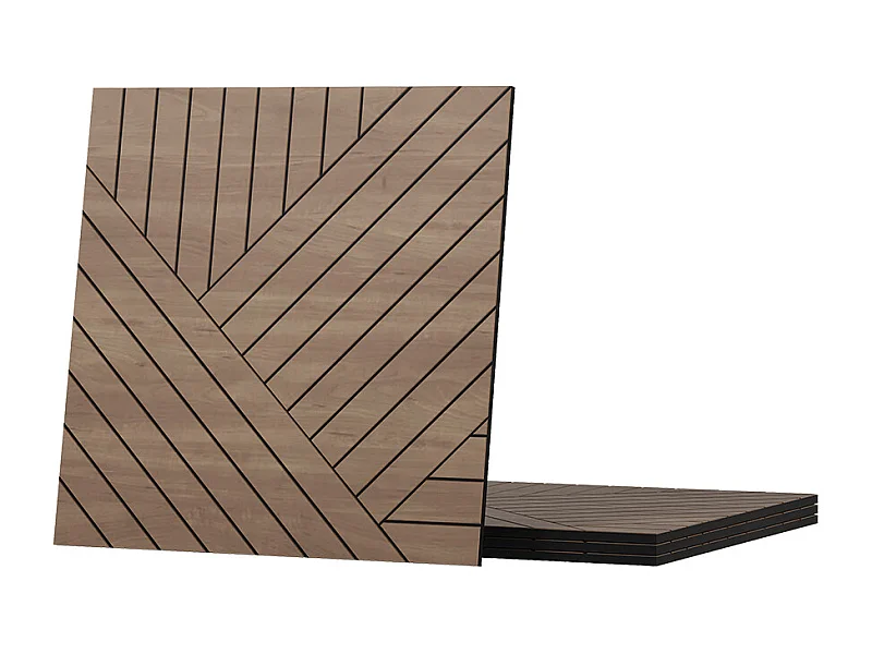 Wandpaneel eiche 52x0.8x52