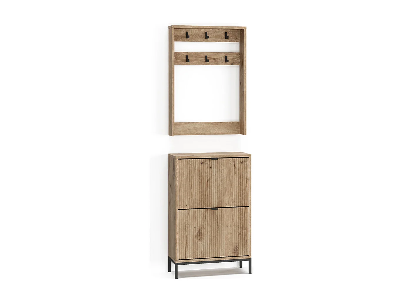 Garderobe viking oak 60x24x92 eliza