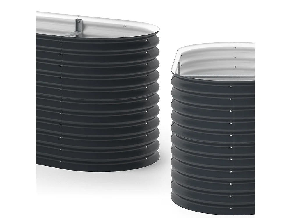 Lit surélevé anthracite 160x82x80