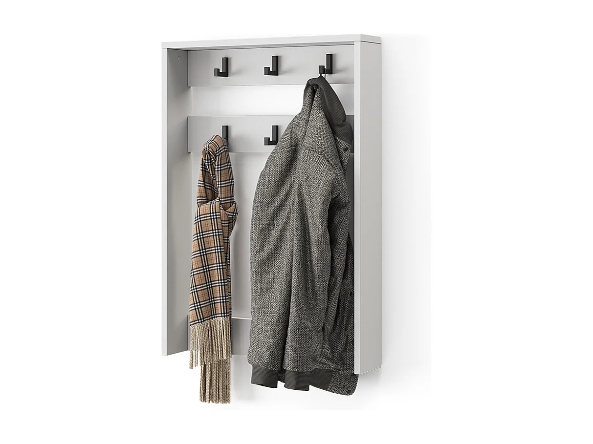 Garderobenaufsatz  weiß 60x12.1x85 eliza