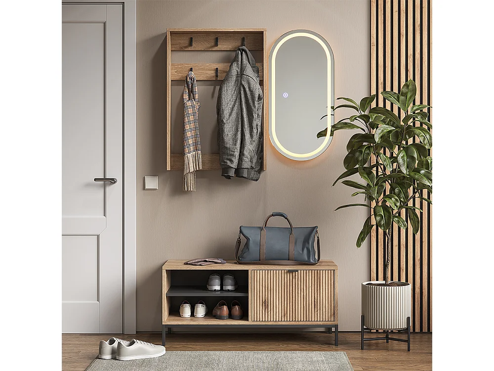 Garderobe viking oak 100x40x45 eliza