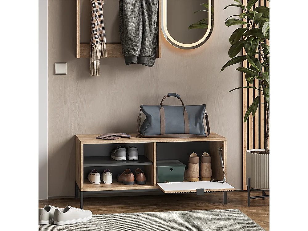 Garderobe viking oak 100x40x45 eliza