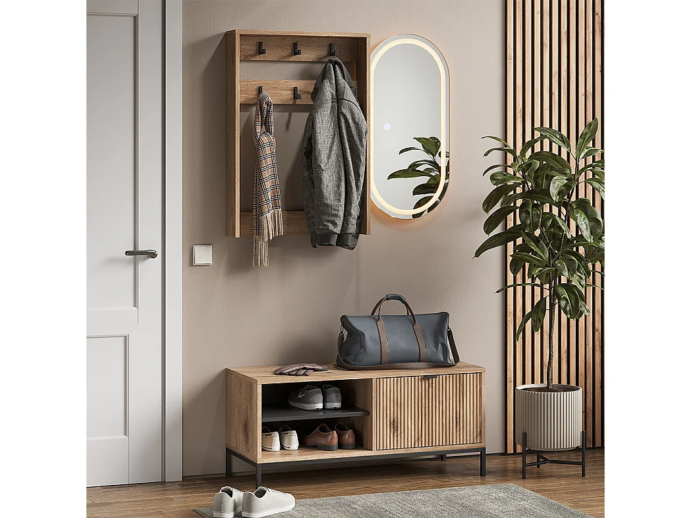 Garderobe viking oak 100x40x45 eliza
