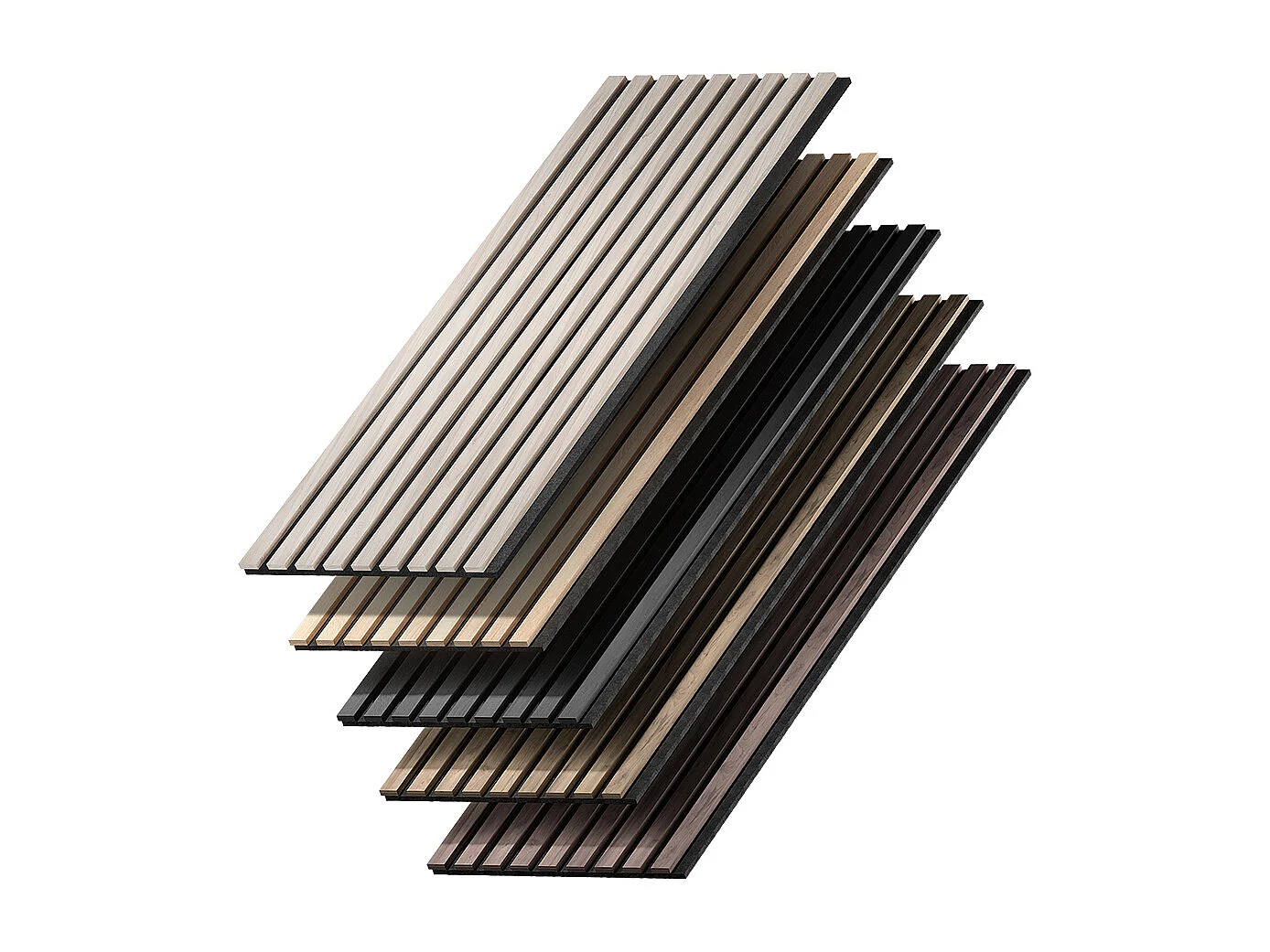 Wandpaneele braun 120x1.8x40 akustikpaneel