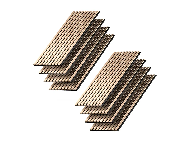 Panneau mural chêne 120x1.8x40 akustikpaneel