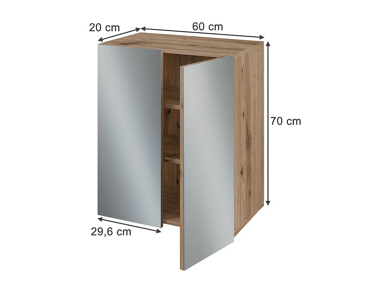 Spiegelschrank artisan 60x20x70 takumi