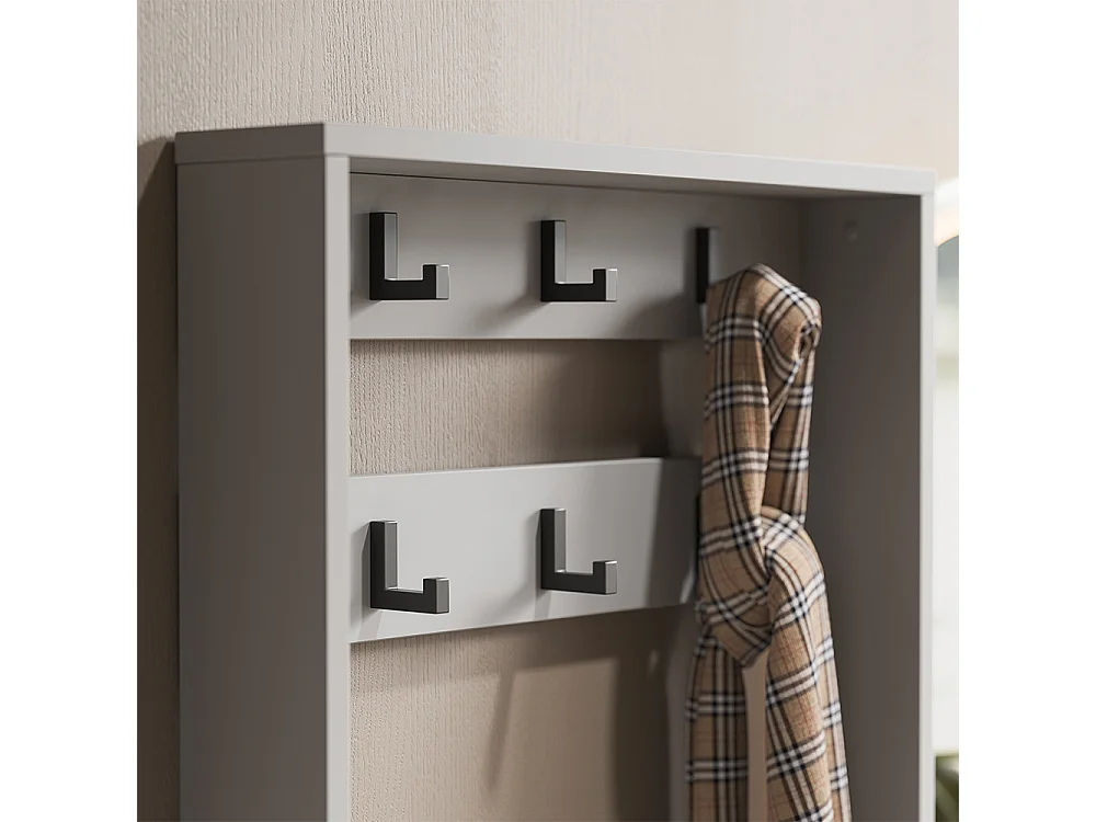 Garderobe grau 100x40x45 eliza