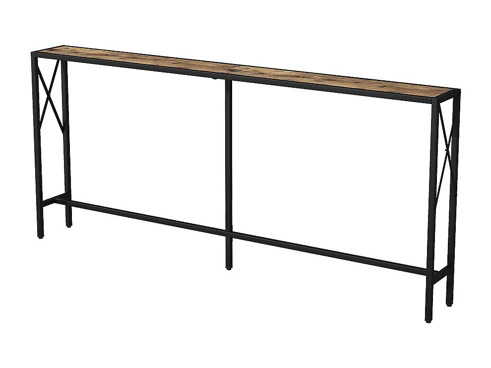 Console table rustic oak 174x20x77 lima