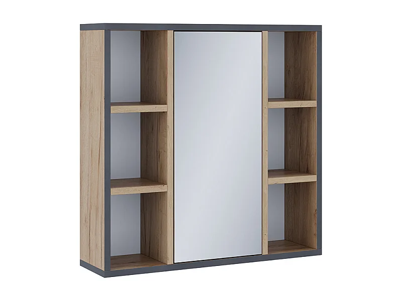 Badspiegelschrank goldkraft eiche 60x16.8x59.2 stephan