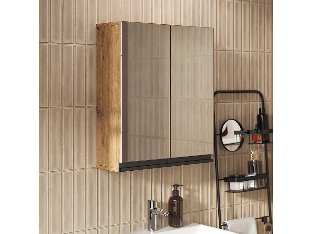 Armoire de toilette artisan 60x20x70 torren