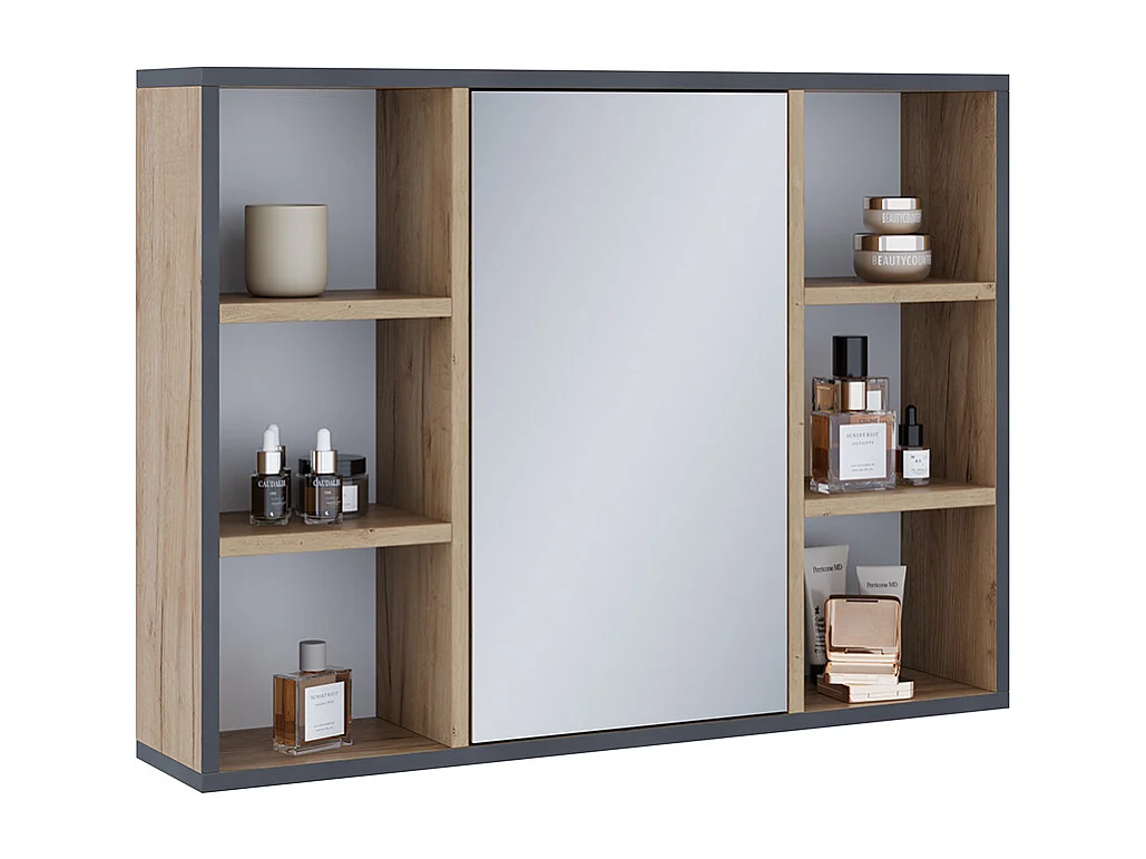 Badspiegelschrank goldkraft eiche 80x16.8x59.2 stephan