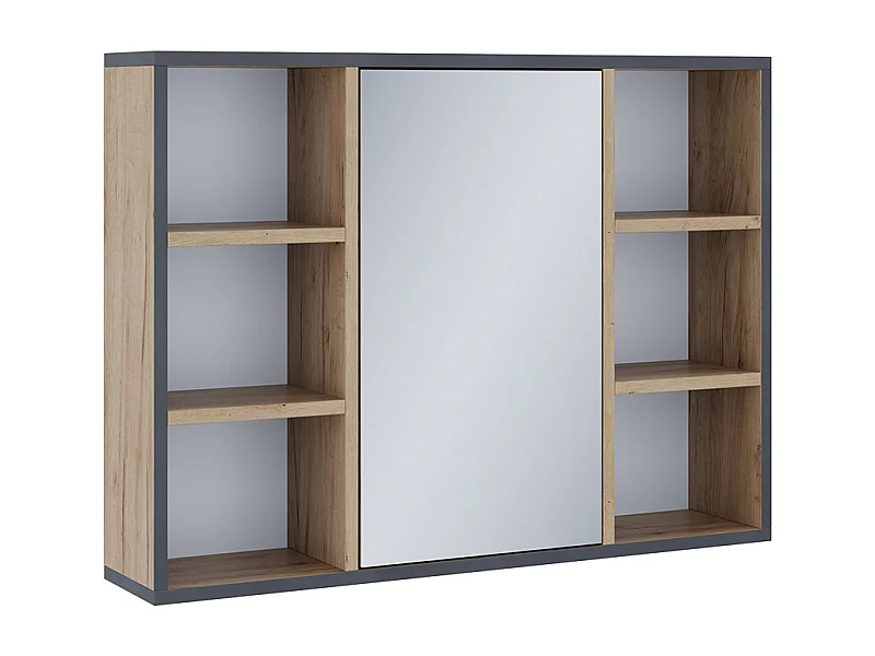 Badspiegelschrank goldkraft eiche 80x16.8x59.2 stephan