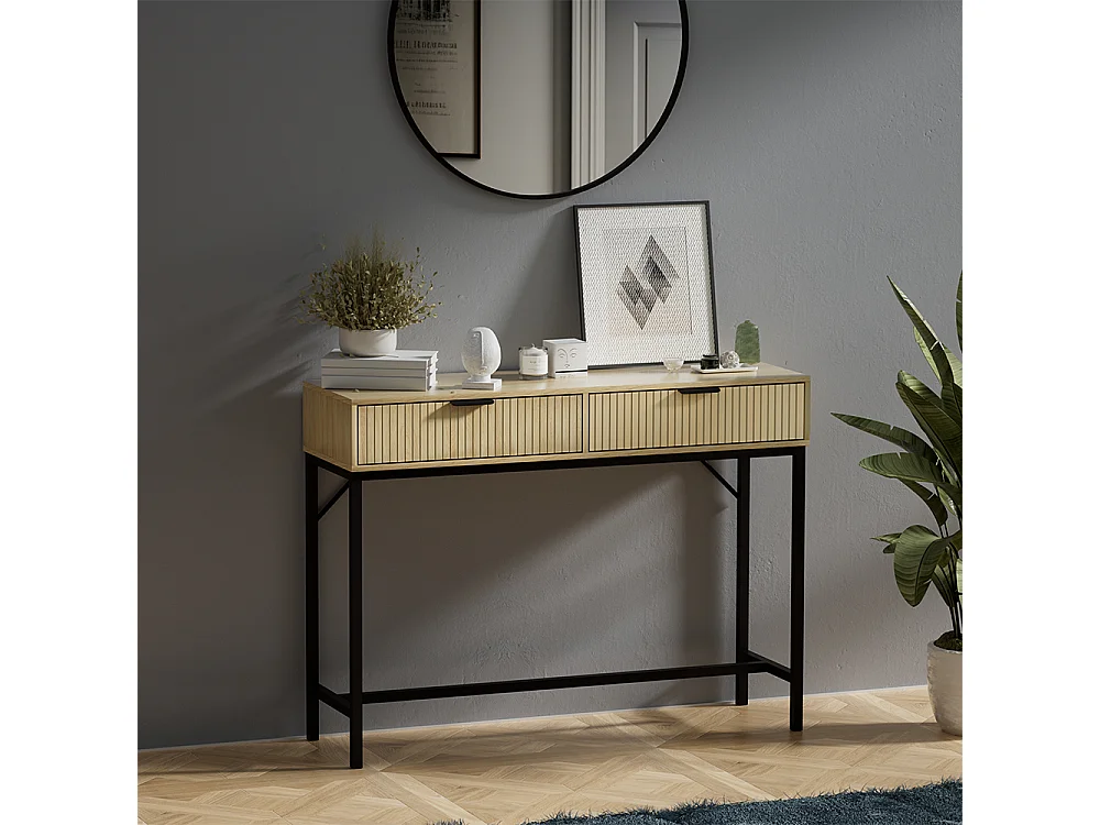 Konsolentisch eiche 100x30x75 lennox