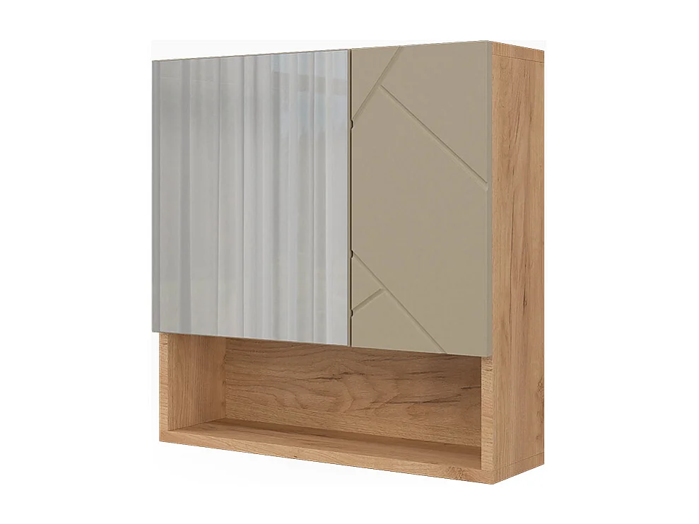 Badspiegelschrank goldkraft eiche 54x16.9x55 irma