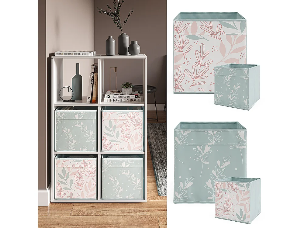 Faltbox türkis 30x30x30