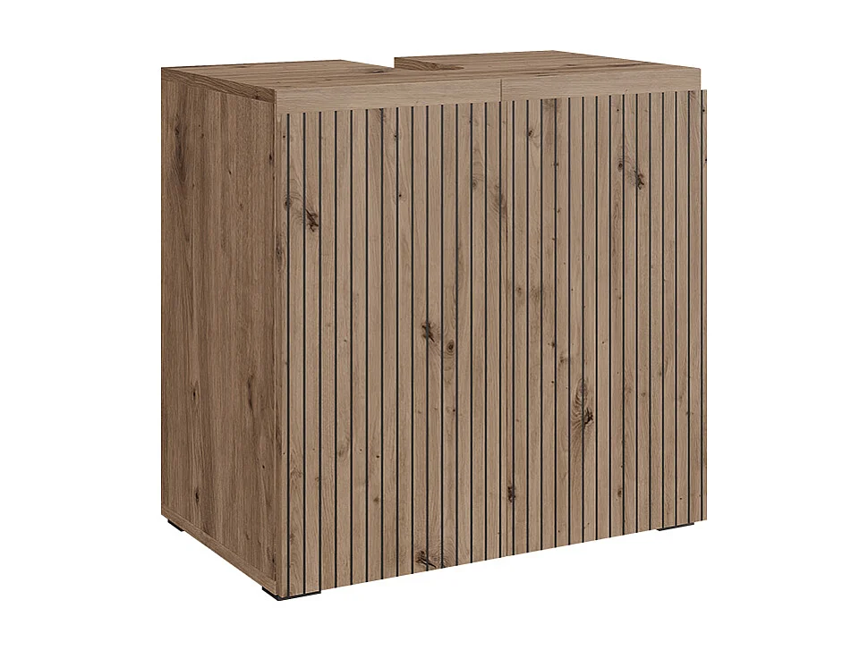 Meuble vasque simple artisan 60x35x58 takumi