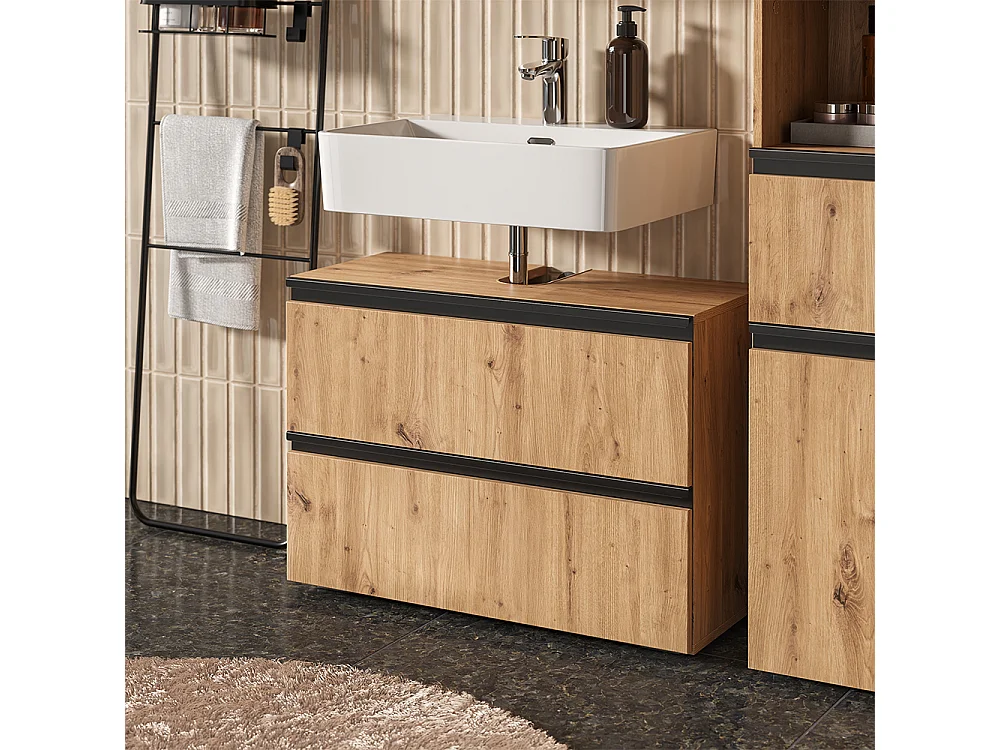 Waschbeckenunterschrank artisan 80x35x58 torren