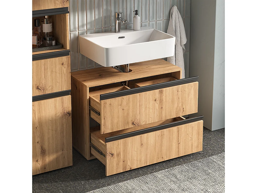 Waschbeckenunterschrank artisan 80x35x58 torren