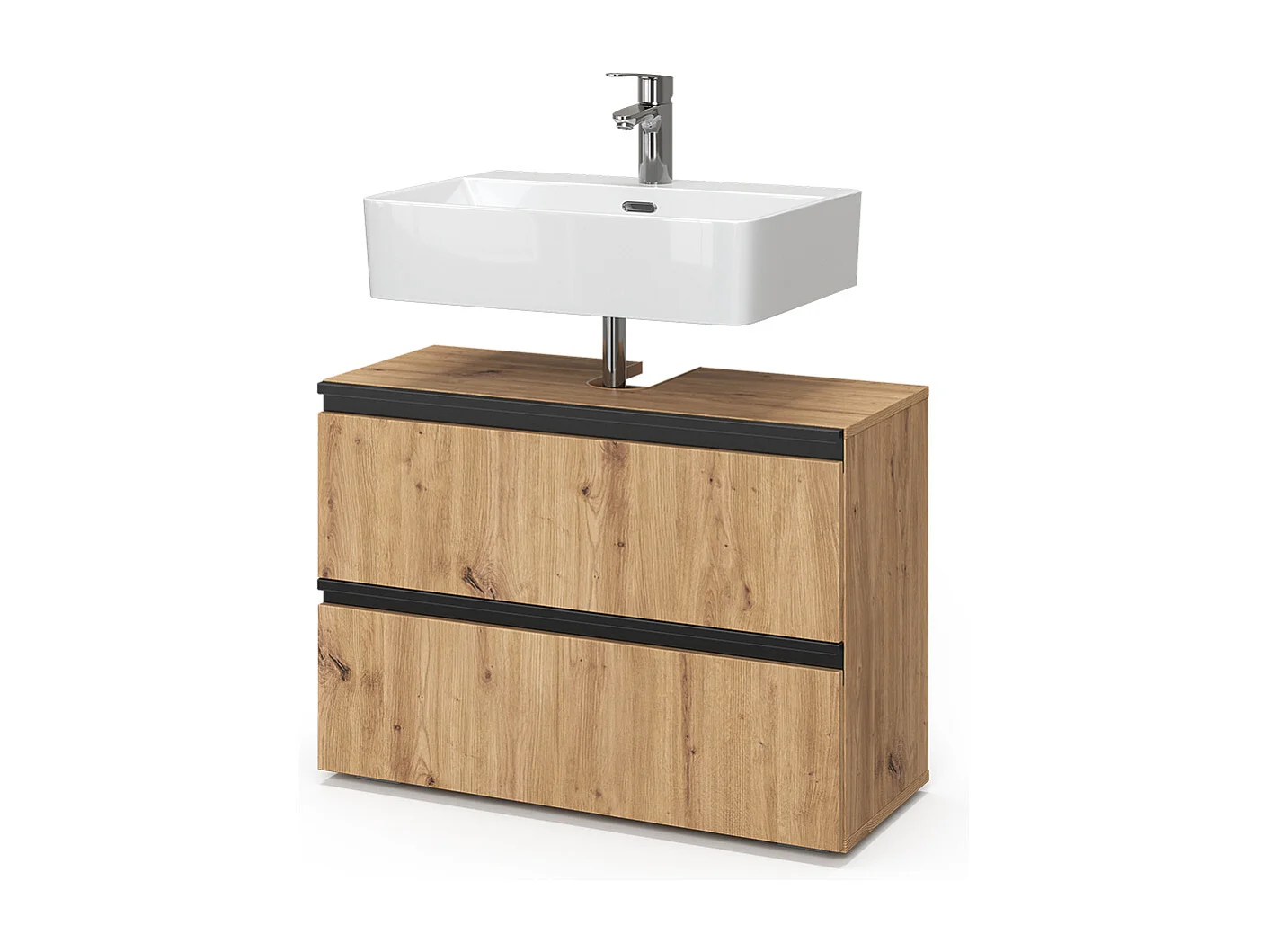 Waschbeckenunterschrank artisan 80x35x58 torren