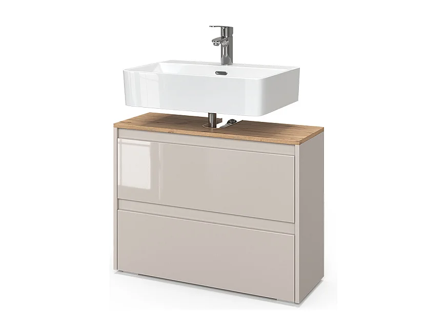 Meuble sous vasque simple cachemire/artisan 80.1x30.1x62 majest