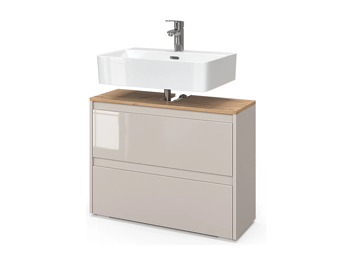 Meuble sous vasque simple cachemire/artisan 80.1x30.1x62 majest