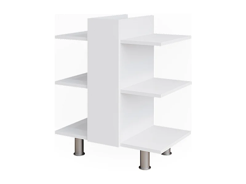 Meuble sous-lavabo blanc 60x36.6x70 fynn