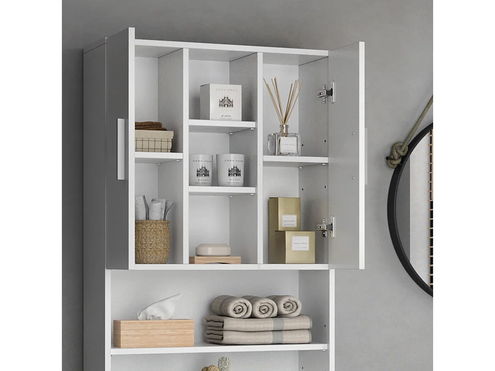 Szafka pod pralkę biały 64x25.6x190 luis