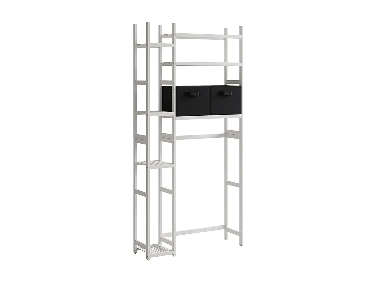 Waschmaschinenschrank weiß 78.5x23.5x163 bilbao