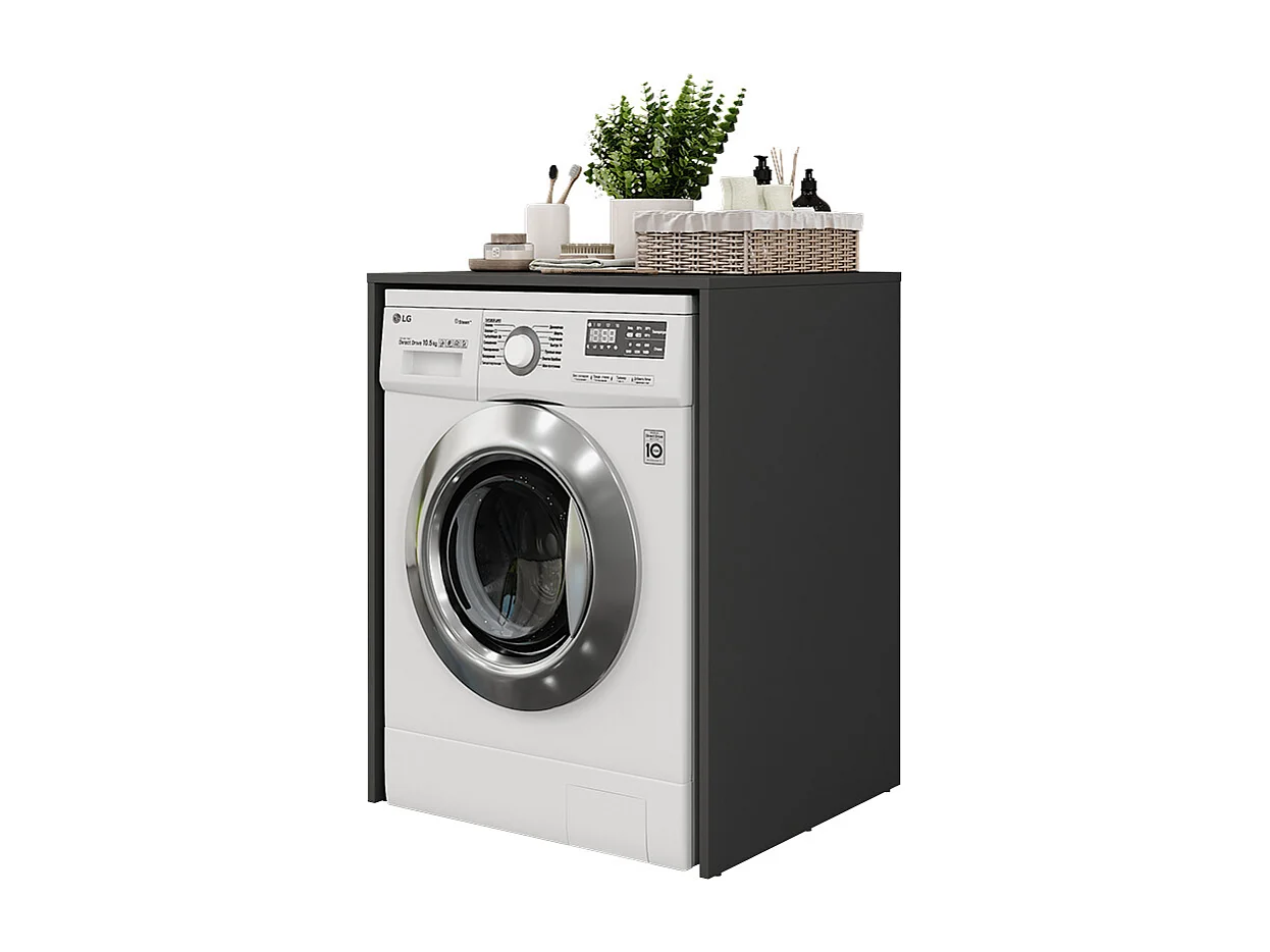 Waschmaschinenschrank anthrazit 68x60.1x88.5 irma