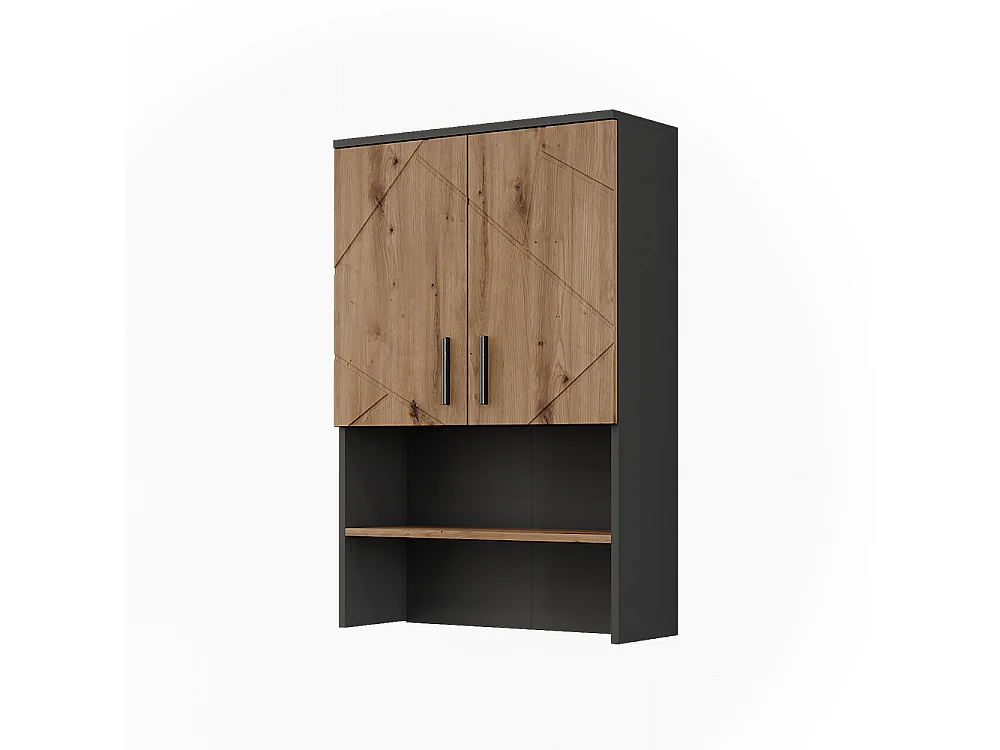 Aufbau für Waschmaschinenschrank anthrazit/artisan 68x30x103.5 irma