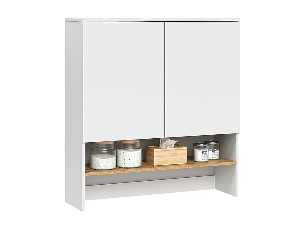 Washing machine cabinet white/artisan 93.6x29x100.4 viktor