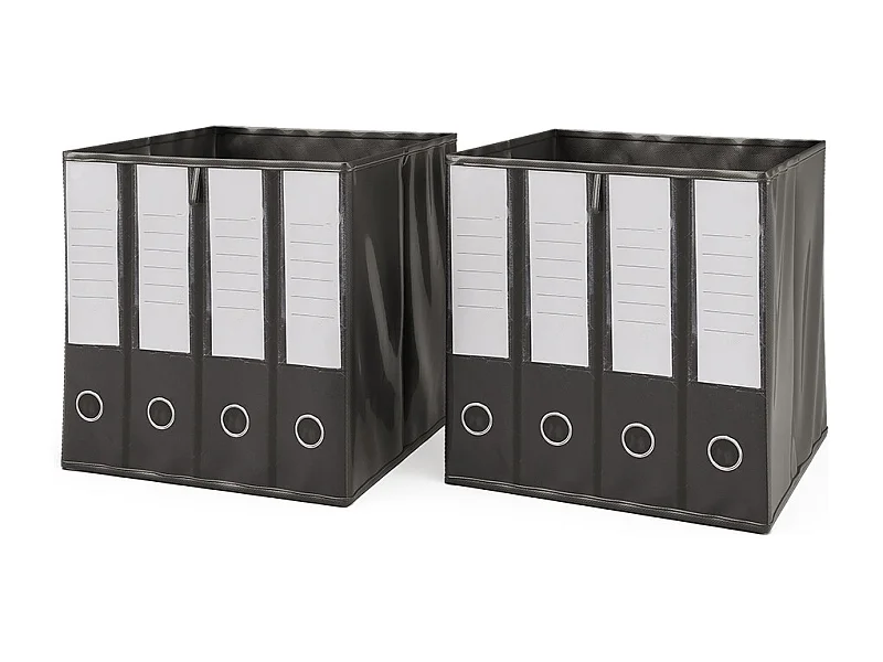 Opbergbox zwart 30x30x30