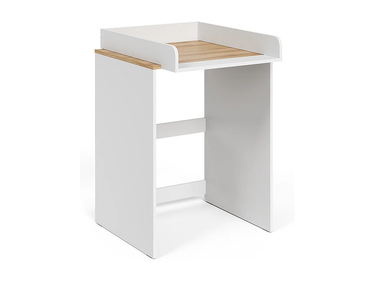 Washing machine cabinet white/artisan 68x60x88.2 viktor