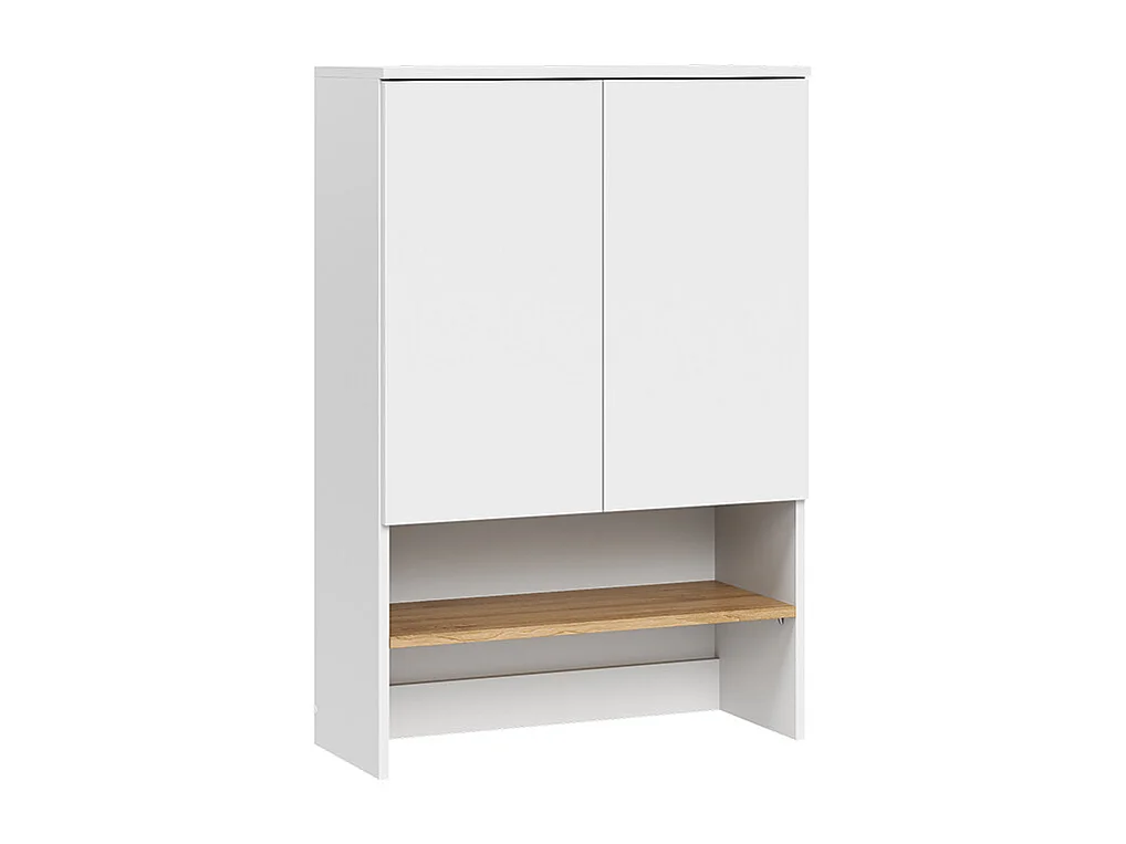 Washing machine cabinet white/artisan 68x29x100.4 viktor