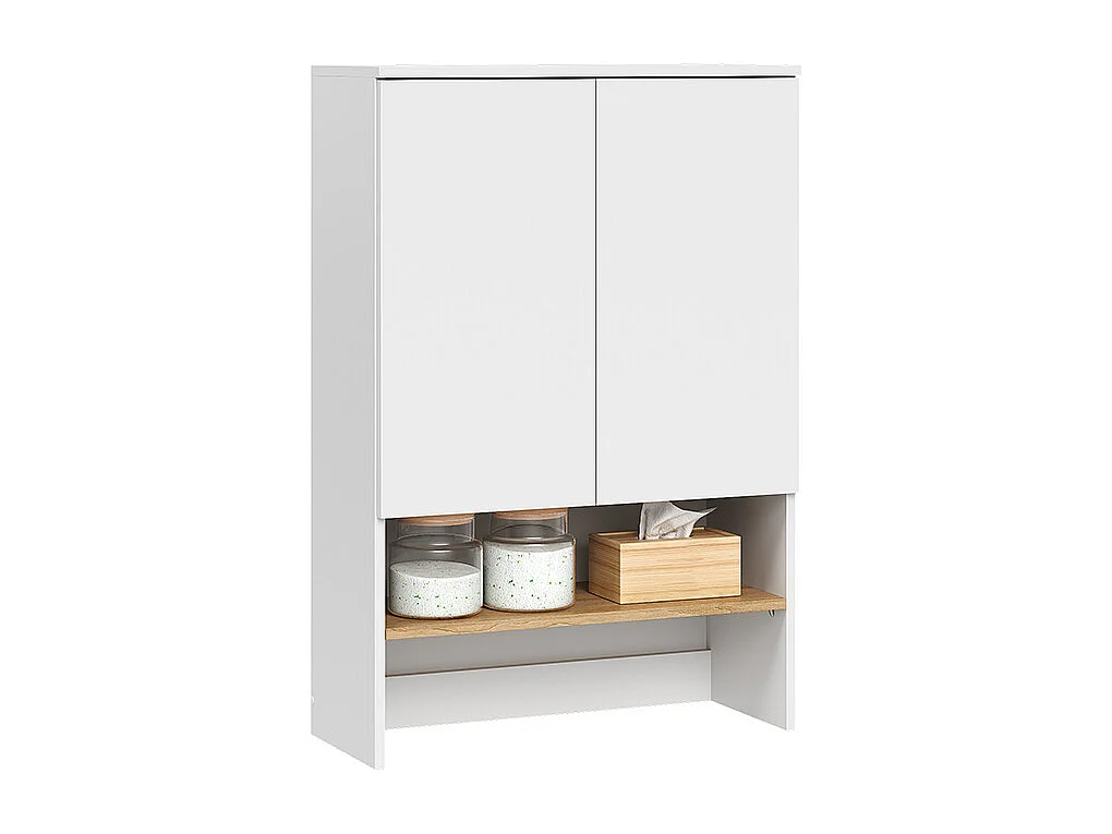 Washing machine cabinet white/artisan 68x29x100.4 viktor