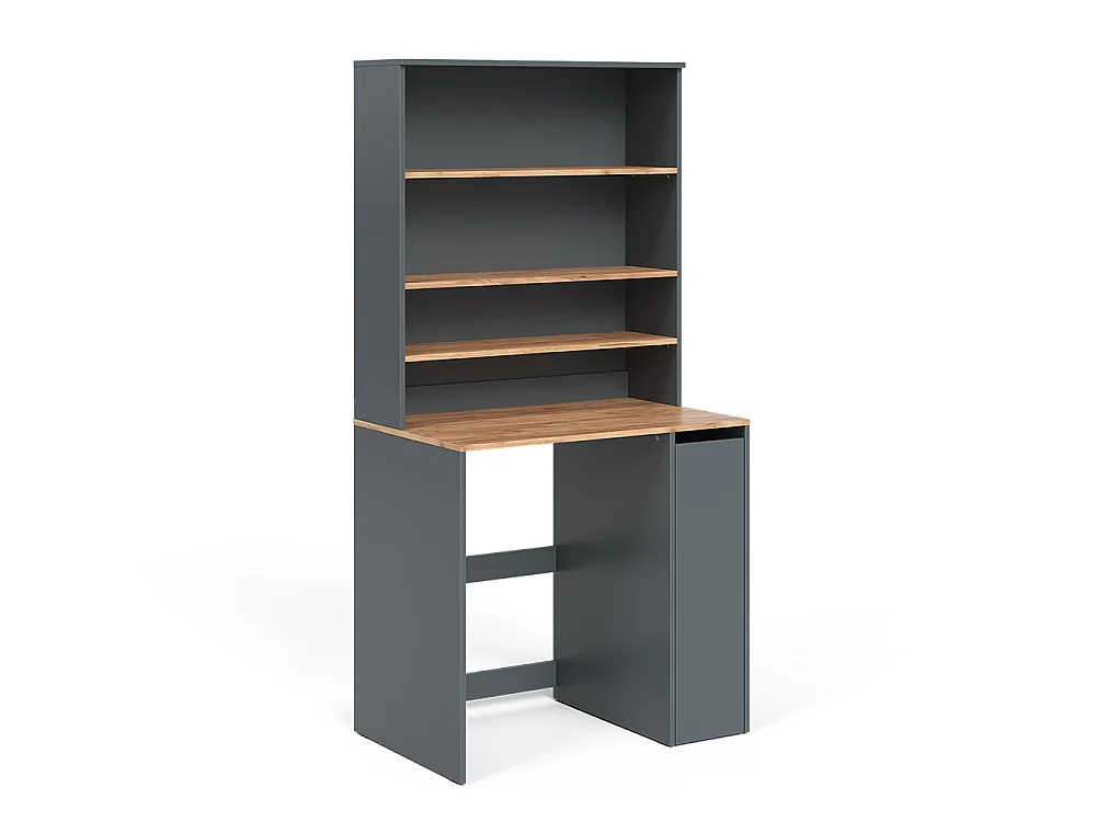 Mobile lavatrice antracite/quercia dorata 93.6x60x88.2 viktor